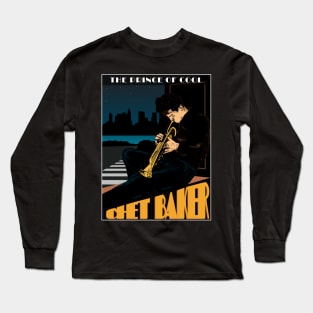 Chet Baker Poster Art Long Sleeve T-Shirt